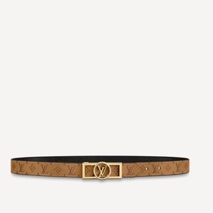 NWT Louis Vuitton Dauphine Leather Reversible Belt 25MM